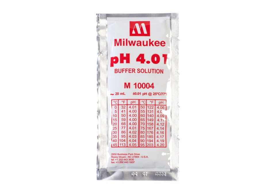 Milwaukee pH4.01 Calibration Buffer Solution 20ml