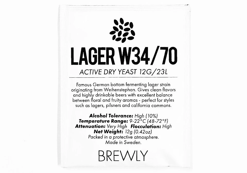 Brewly Lager W34/70 12g Yeast