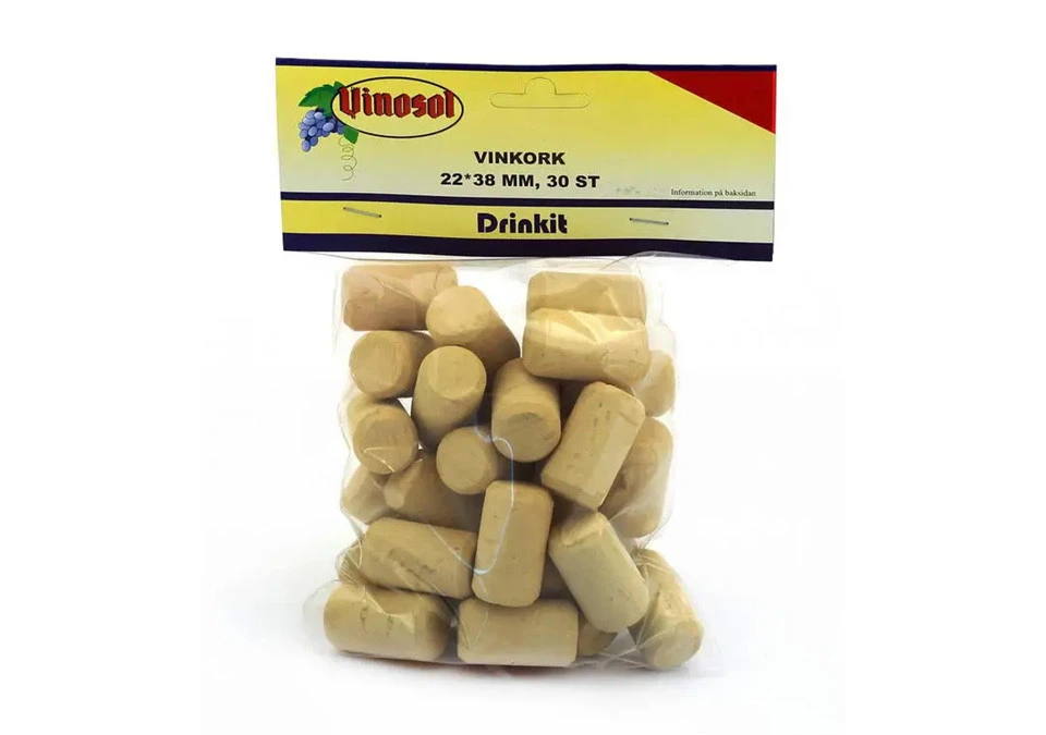 Vinosol Wine Corks 22x38mm 30-pack