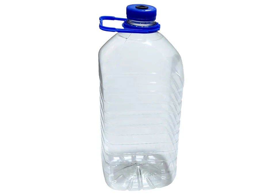 Plastic Damejeanne 5L with drilled Cap and Grommet