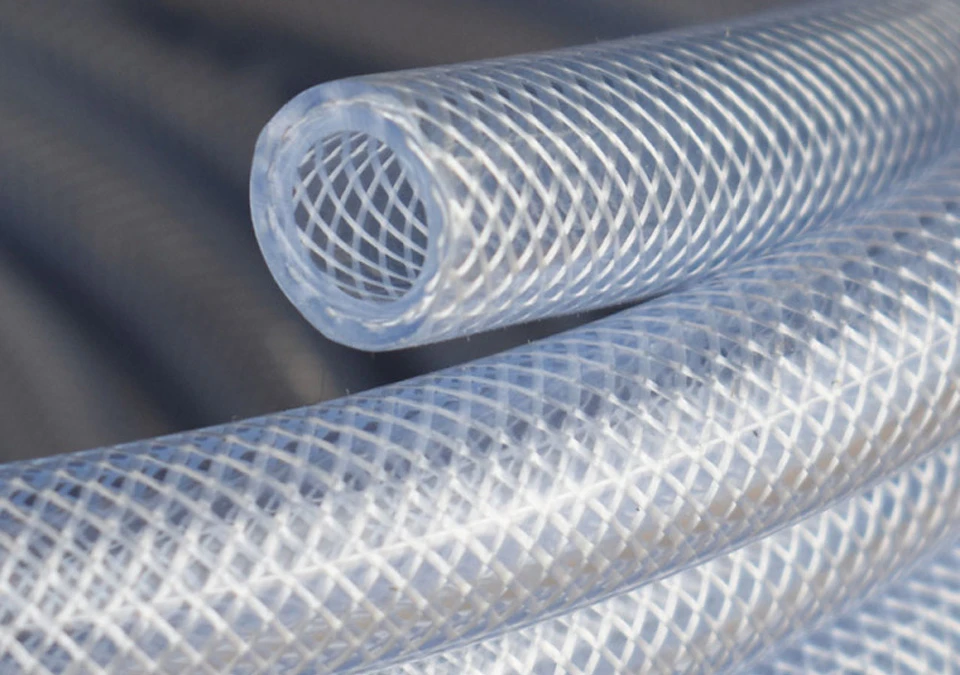 PVC Hose Braided Clear 6x11mm