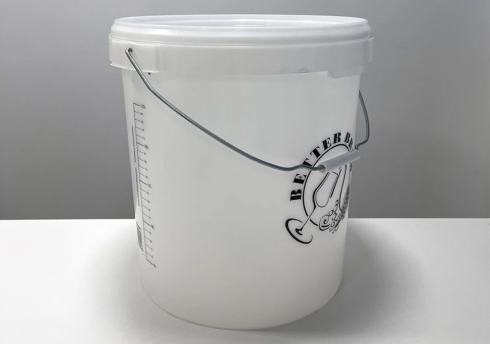 Better Brew 30L Plastic Fermenter with Scale, Handle, Lid and grommet